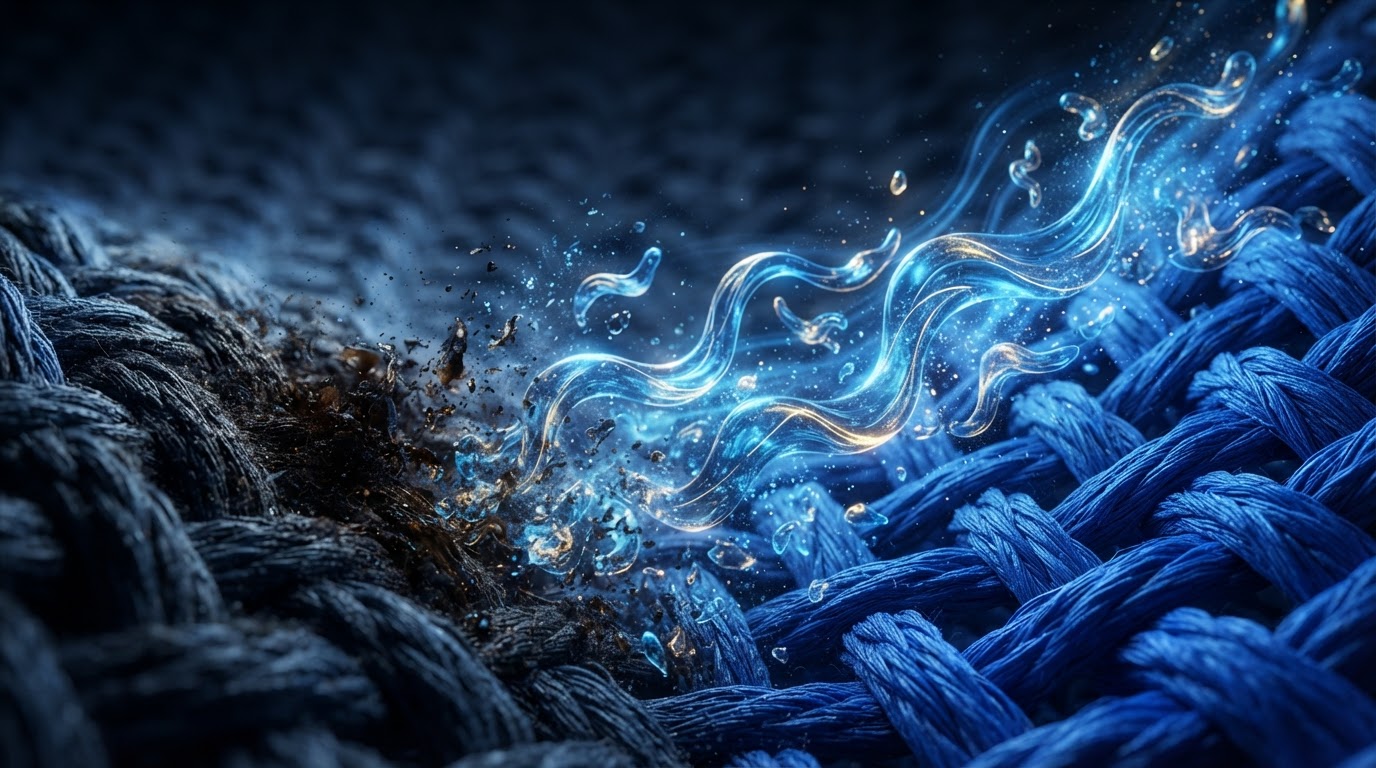 Enzyme-based cleaning breaking down odour at the fibre level